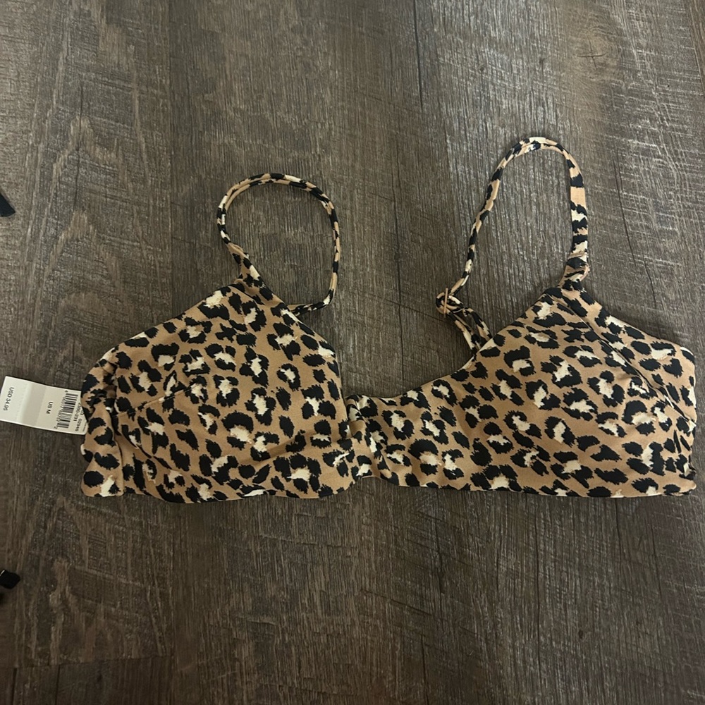 Aerie cheetah bikini top